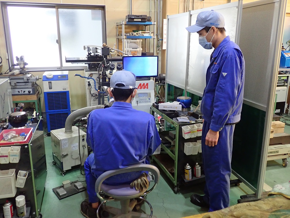 技術指導中 技術指導中
